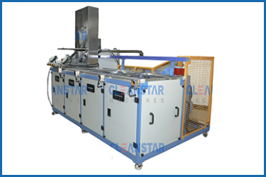 Advanced industrial parts cleaning equipment designed for efficient contaminant removal.