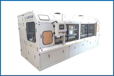 Robust component cleaning machine designed for high-volume industrial cleaning.