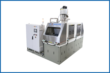 Robust component cleaning machine designed for high-volume industrial cleaning.