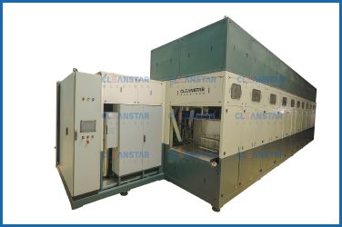 multistage industrial ultrasonic cleaning machine