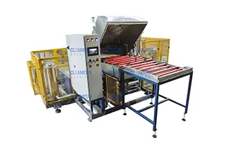 Robust component cleaning machine designed for high-volume industrial cleaning.