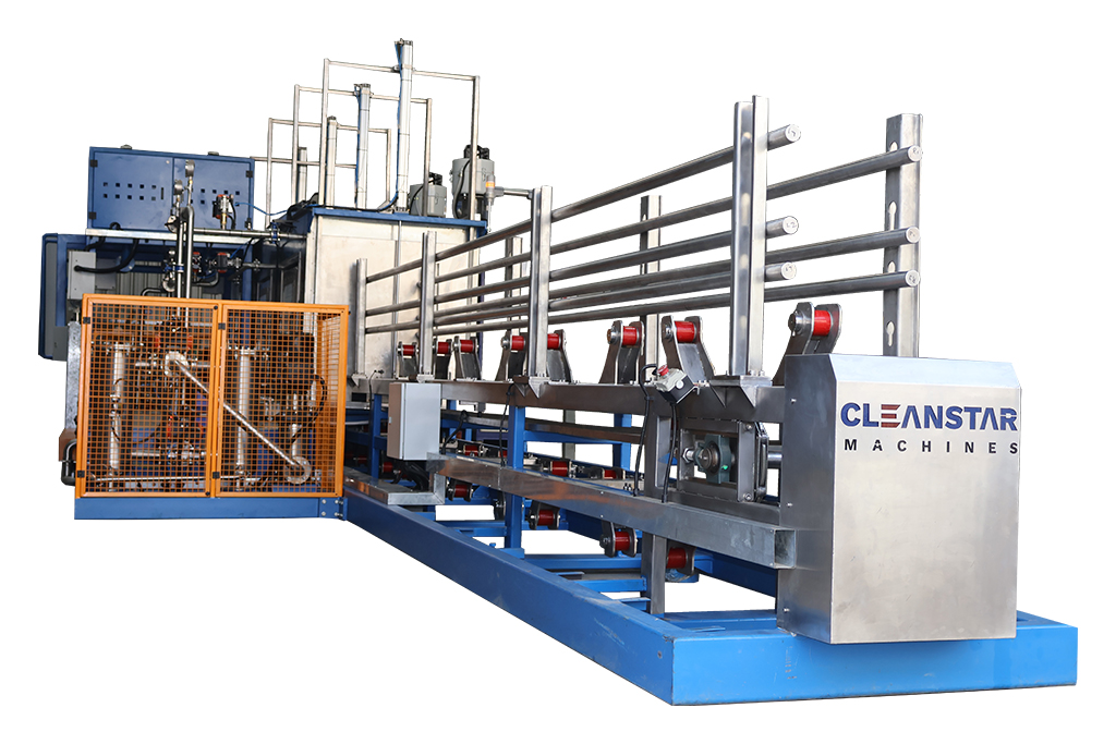 Conveyorised Parts Washer Machine.