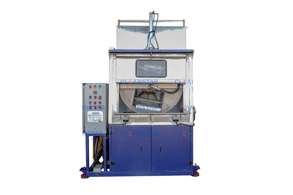 cage rotation ahu filter cleaning machine