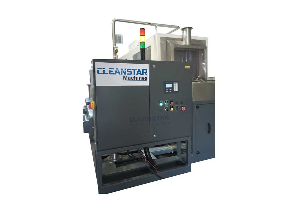 back view of ahu filter cleaning equipment