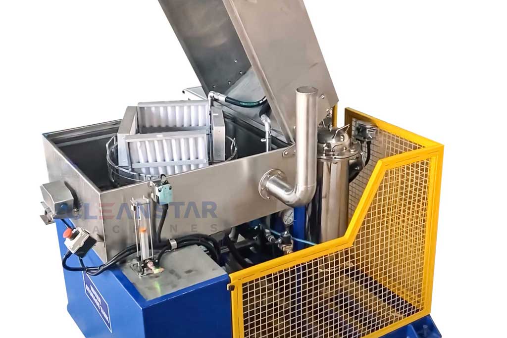 ahu filter cleaning process