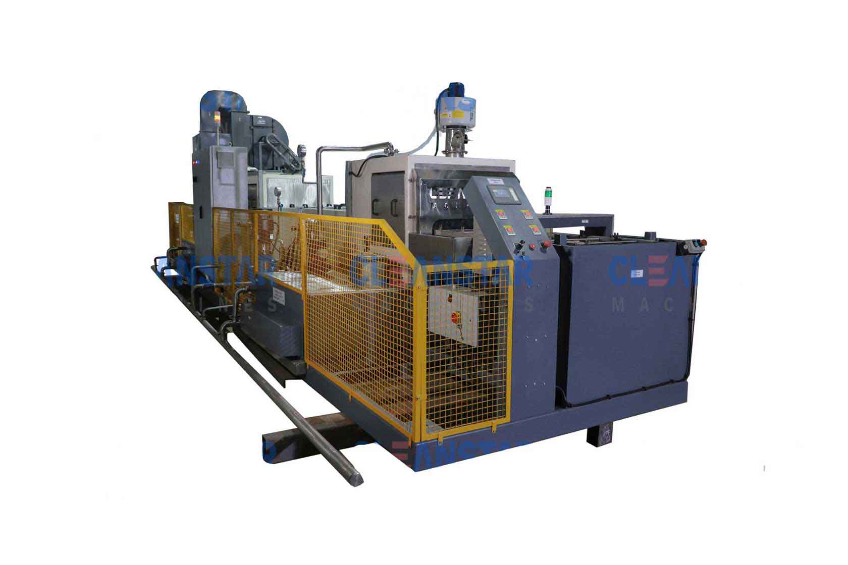 Compact component cleaning machine suitable for workshops and small-scale industries.