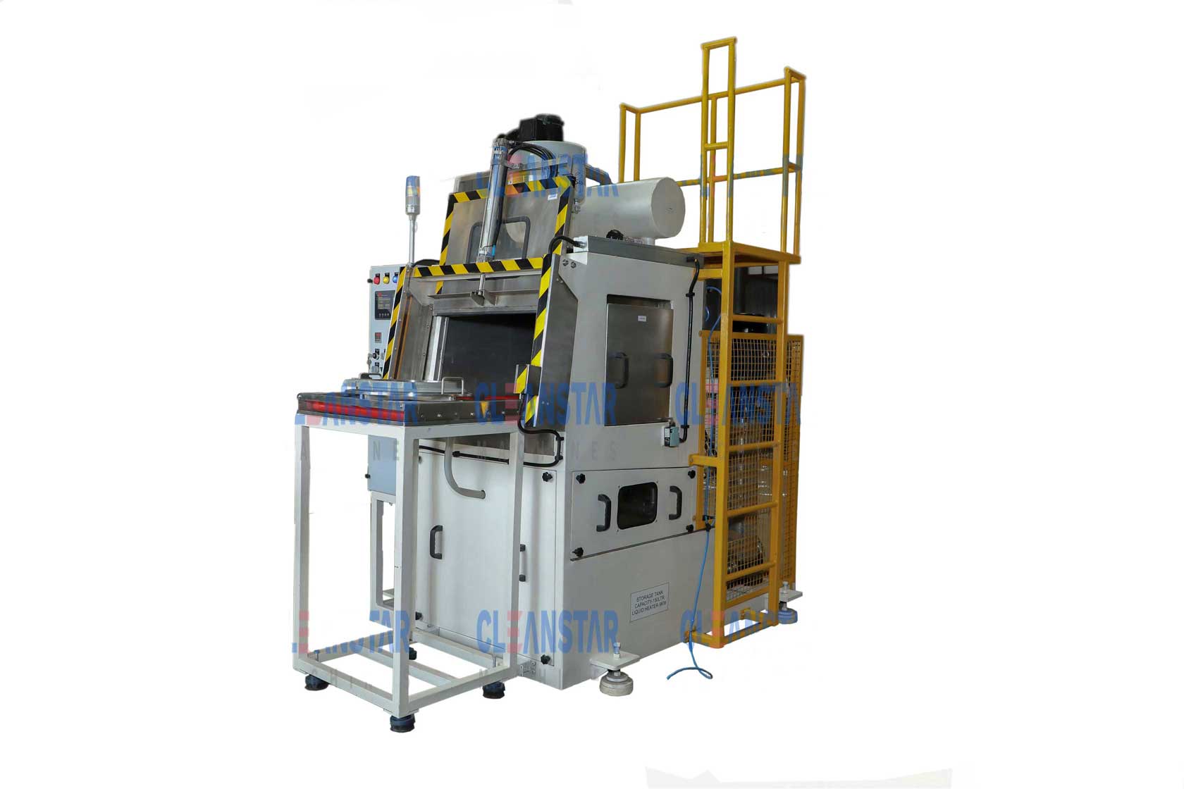 Stainless steel industrial parts cleaning equipment for corrosion-resistant cleaning.