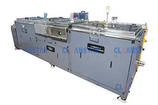 High-speed industrial parts cleaning equipment for maintaining precision in manufacturing.