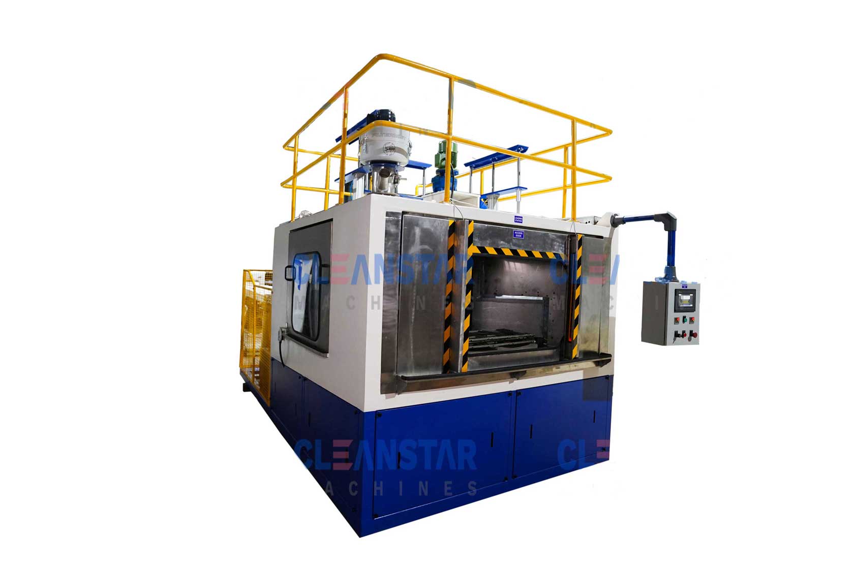 Advanced filtration component cleaning machine for superior contaminant removal.