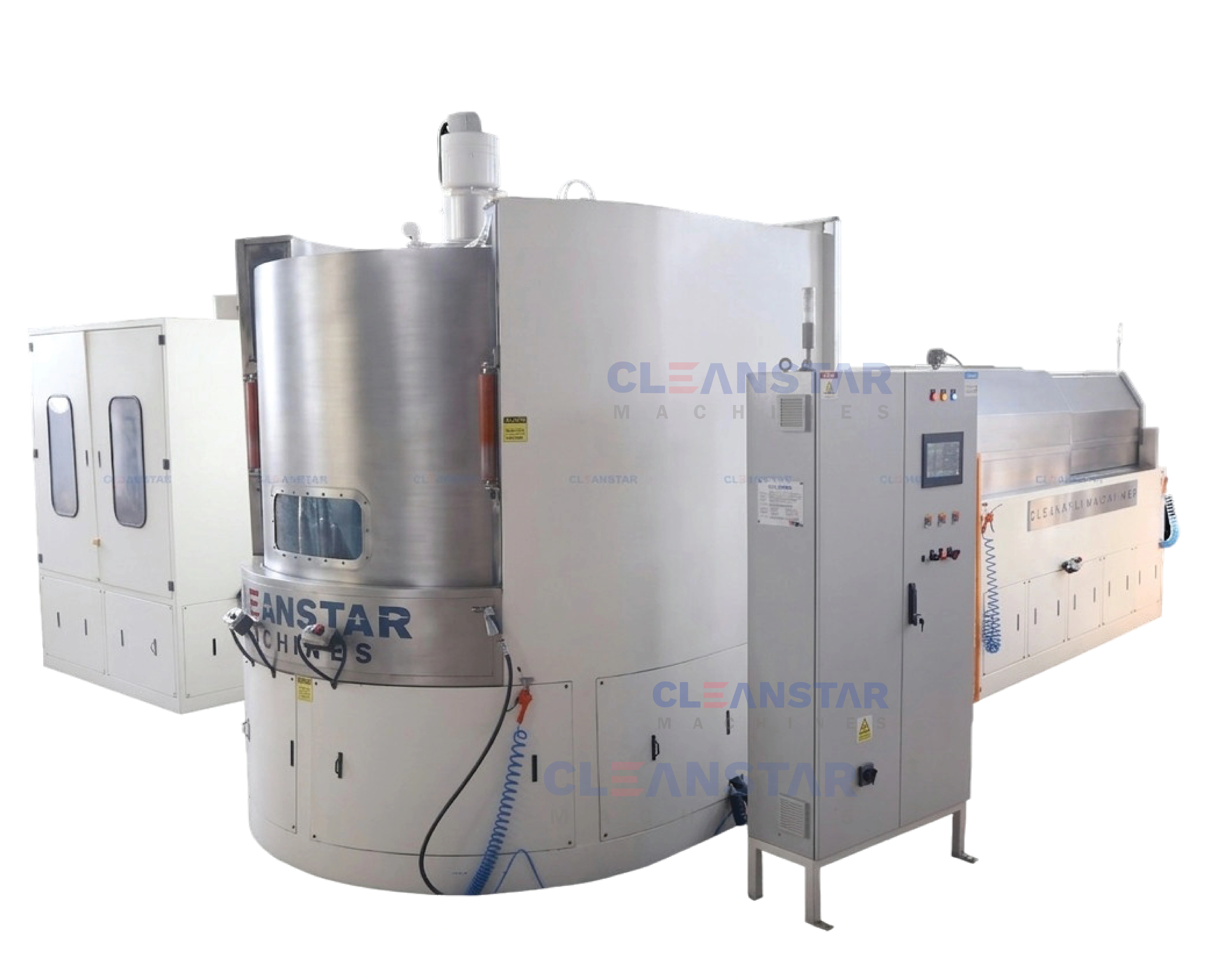 Industrial top load parts washer used as heavy-duty parts washing equipment