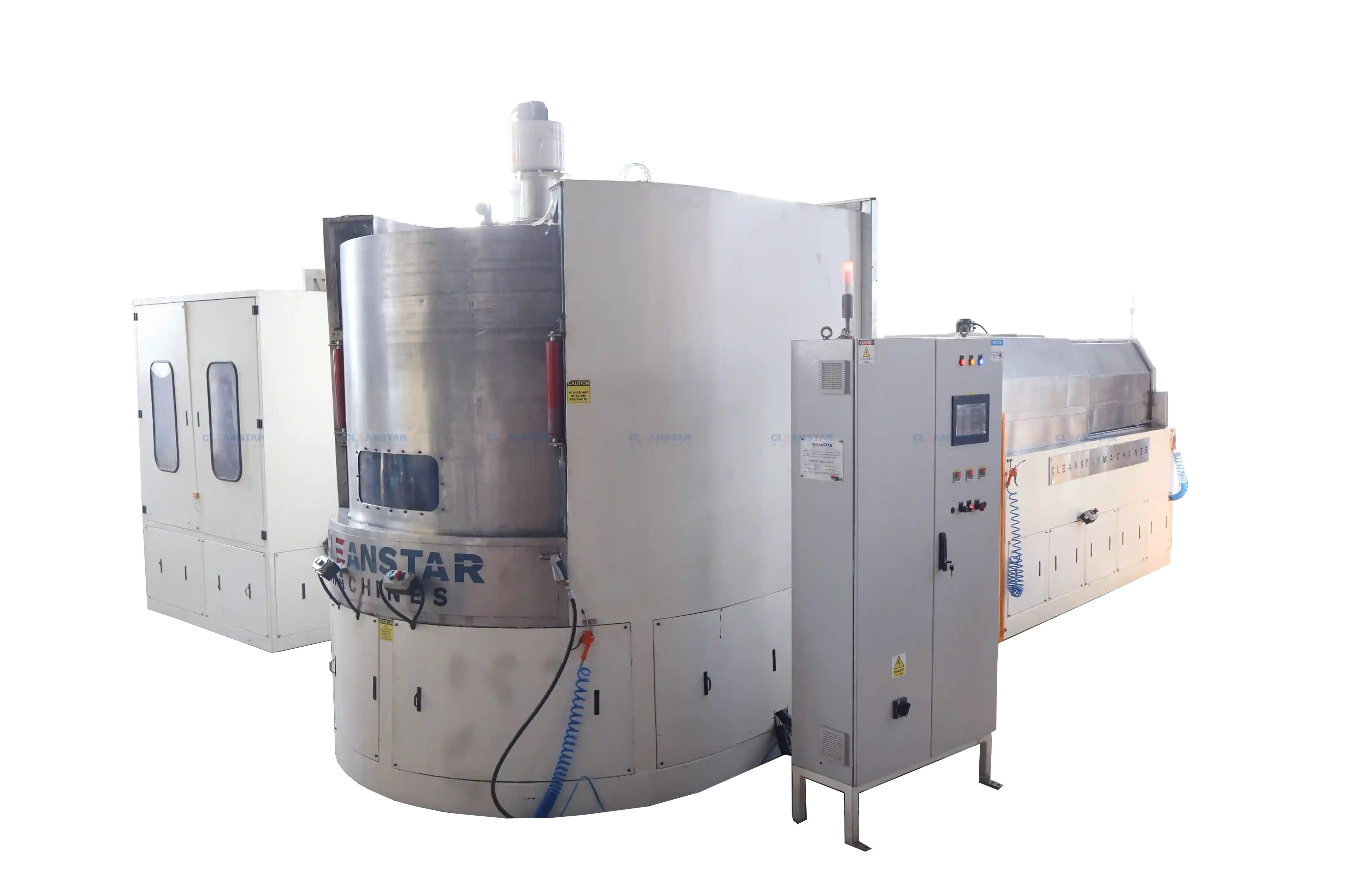 Industrial top load parts washer used as heavy-duty parts washing equipment